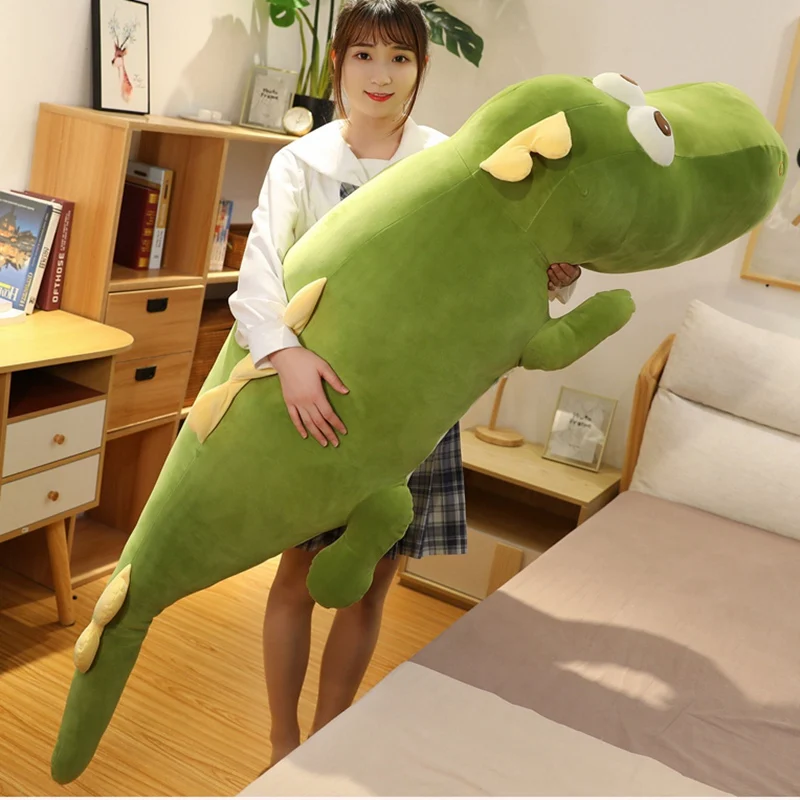 

120 см Огромный Размер динозавр мультфильм мягкая кукла милые животные плюшевые игрушки для детей мягкий сон длинные подушки прекрасный под...