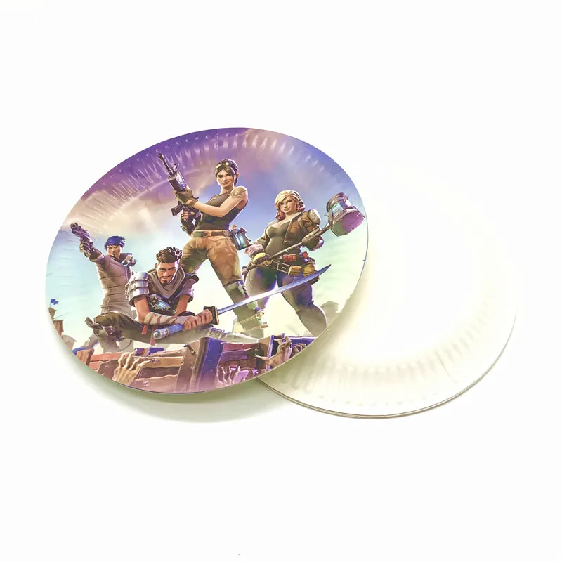 60/90/100 шт Многоцветный замок игра есть курица Baby Shower День рождения украшения набор баннер соломинки чашки таблички поставки