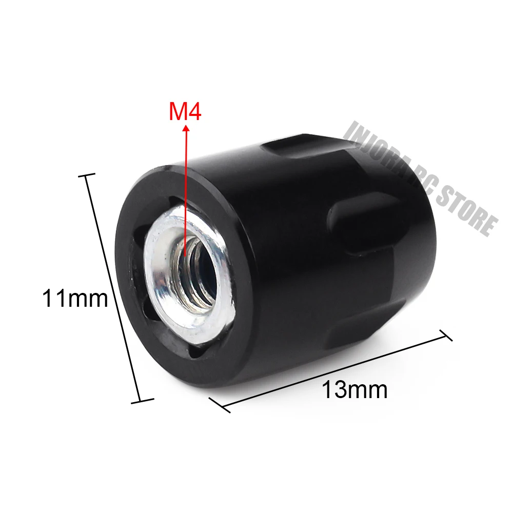 4 шт. гайка из алюминиевого сплава M4 Центральная крышка ступица обода колеса для