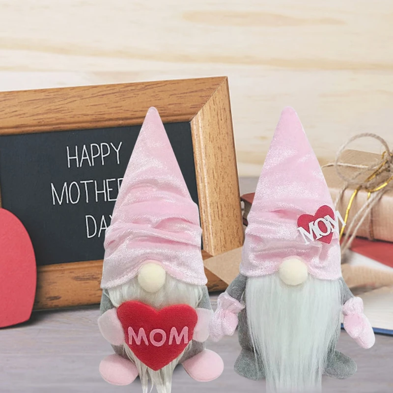 

Mother's Day Gnome Heart Mom Tomte Swedish Nisse Scandinavian Elf Dwarf Decor Q1JB