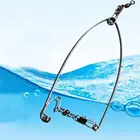 Автоматическое рыболовное устройство для кемпинга, пружинный рыболовный крючок, универсальный рыболовный крючок из стали, артефакт