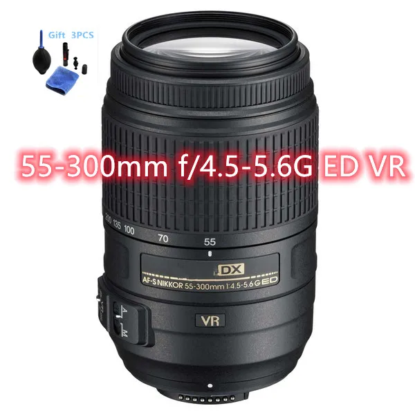 Nikon AF-S DX 55-300mm f/4.5-5.6G ED VR super telephoto anti-shake len | Электроника