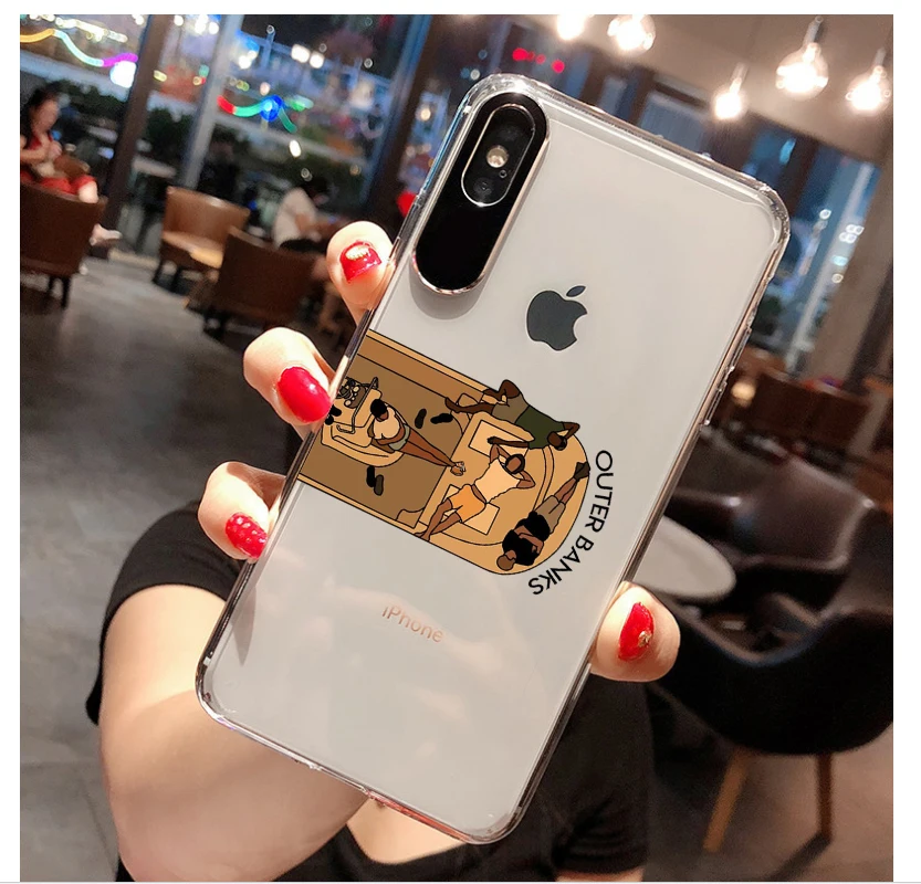 Минималистичная линия сексуальная пара нарисованная вручную ТПУ карамельного