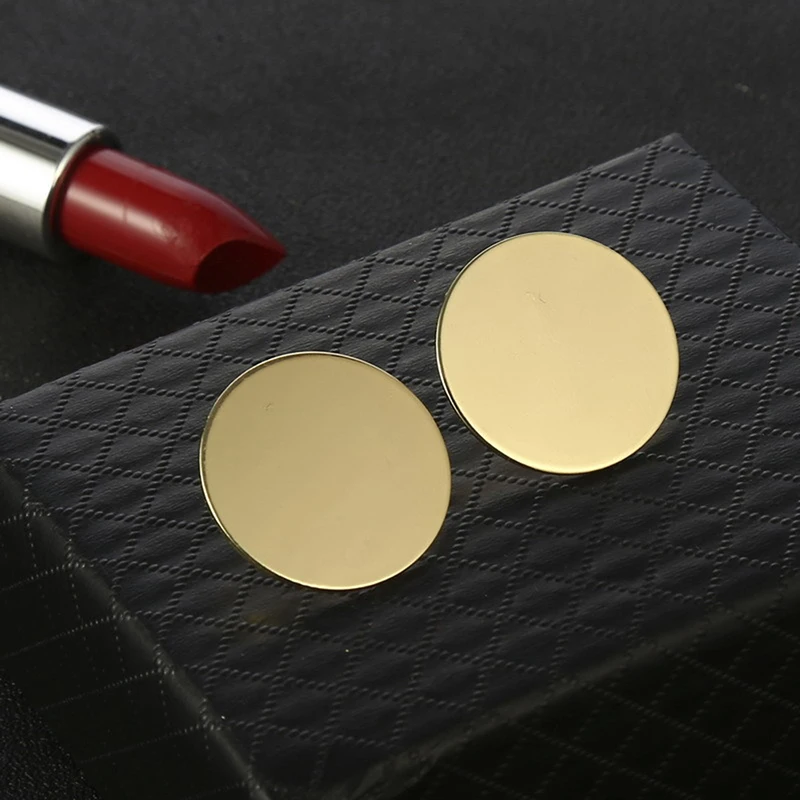 Женские Геометрические серьги-кольца золотого цвета | Украшения и аксессуары