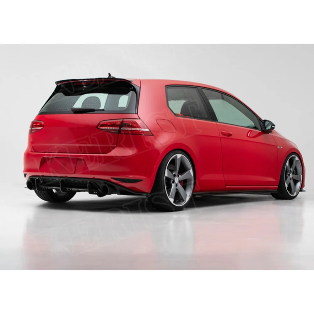 ABS задний спойлер на крышу задние окна крылья для Volkswagen VW Golf 7 7,5 VII MK7 MK7.5 спойлер для GTI R Rline- стайлинга автомобилей