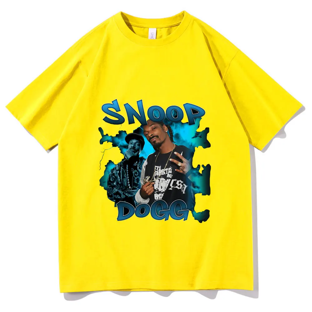 

2021 New Fashion Design Rapper Snoop Doggy Dogg T-shirt Unisex Tshirt Brand Tops Men Women Tee Men's Black Vintage Style T Shirt