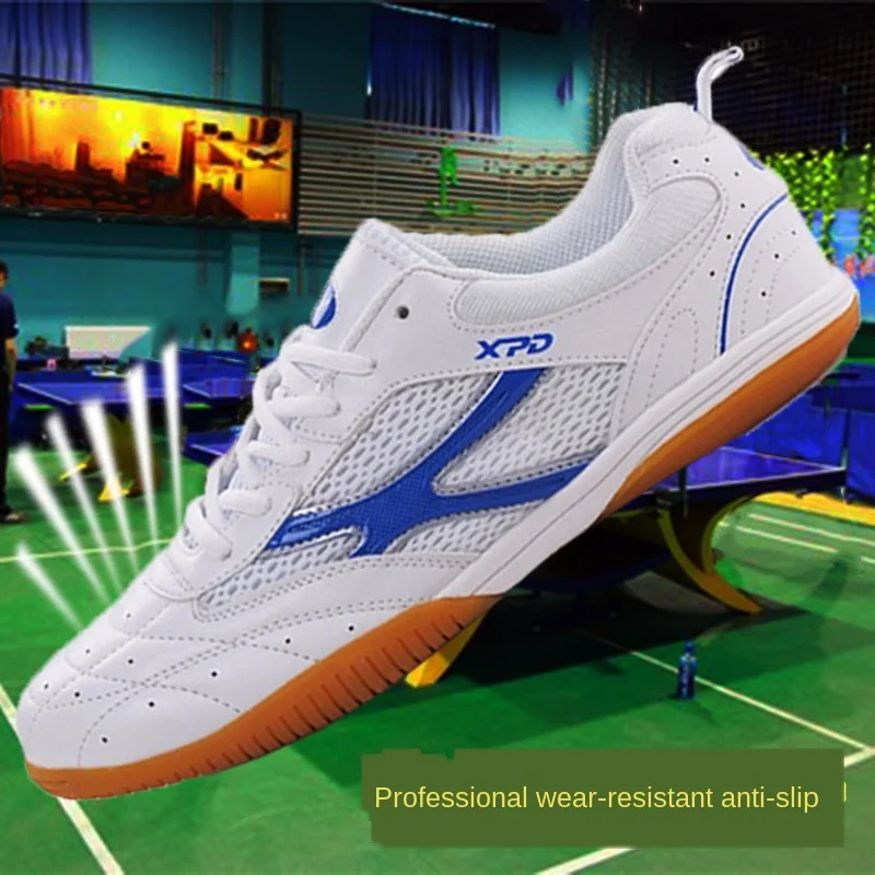 

Unisex Professional Training Table Tennis Shoes Shock Anti-Slippery Badminton sneakers Breathable tennis shoes Handball Shoes