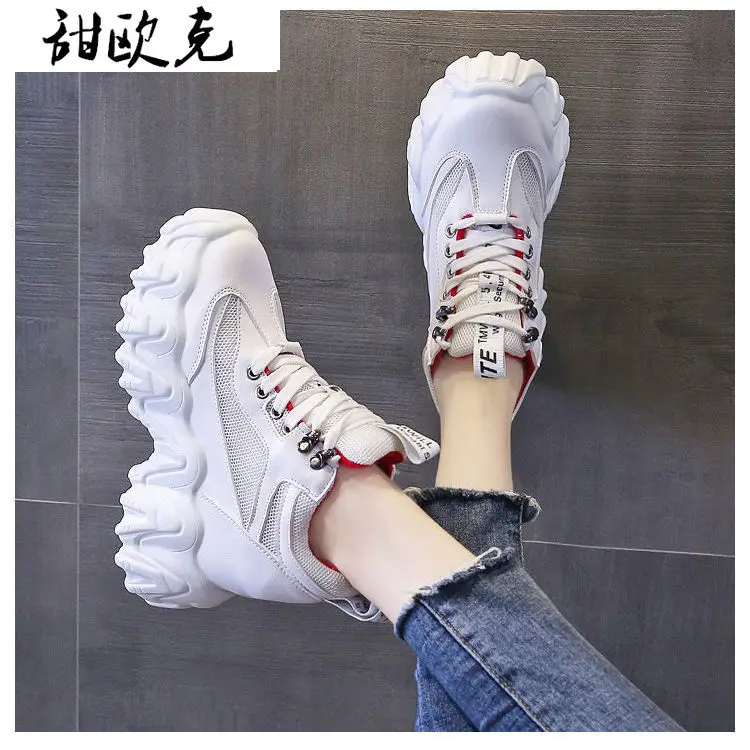 

New Sneakers for Women 2020 Women Platform Fashion Wedge Vulcanized Shoes Woman Casual Shoes Ladies Trainers Zapato Mujer