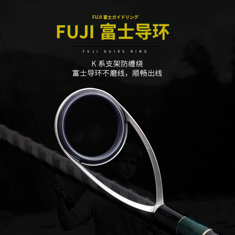 Новая Удочка ML/M для приманки мощностью м М импорт Fuji высокая яркость быстрая