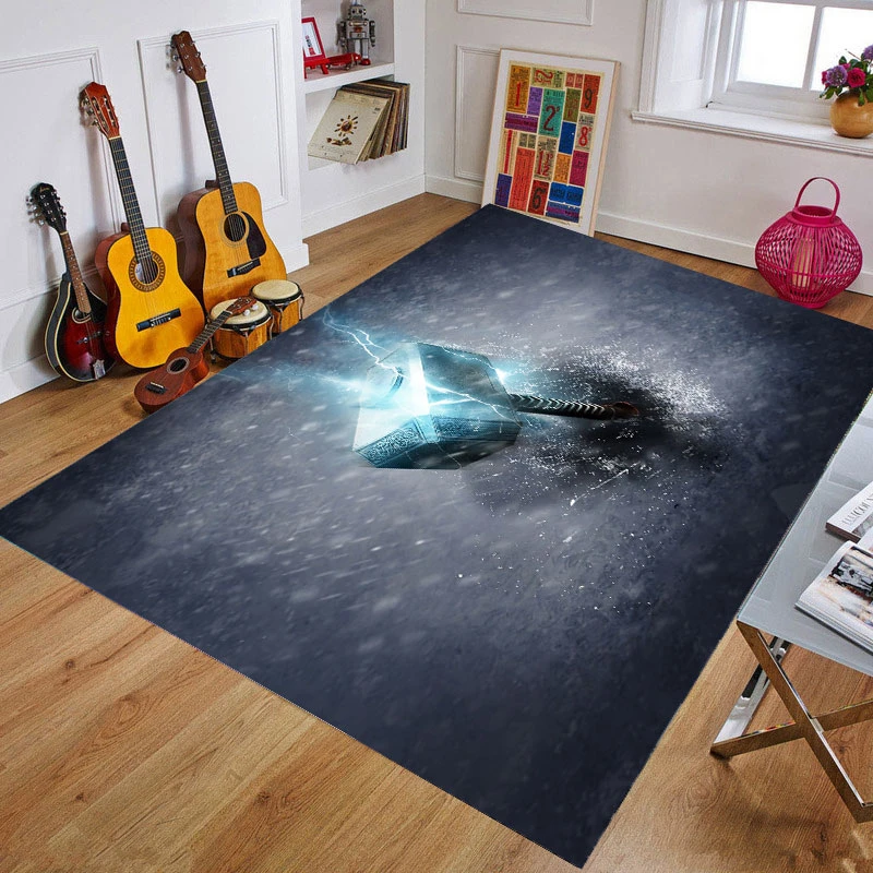 

Детский коврик для игр Мстители Марвел Капитан Америка, коврик для двери, ковер, напольный коврик для спальни, нескользящий коврик, мультяшный подарок