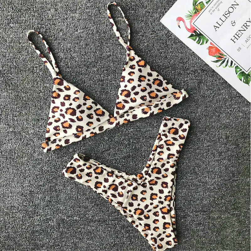 

Sexy Floral Print High Waist Swimsuit 2019 Bikini Push Up Swimwear Women Vintage Biquini Bathing Suit Maillot de Bain Femme