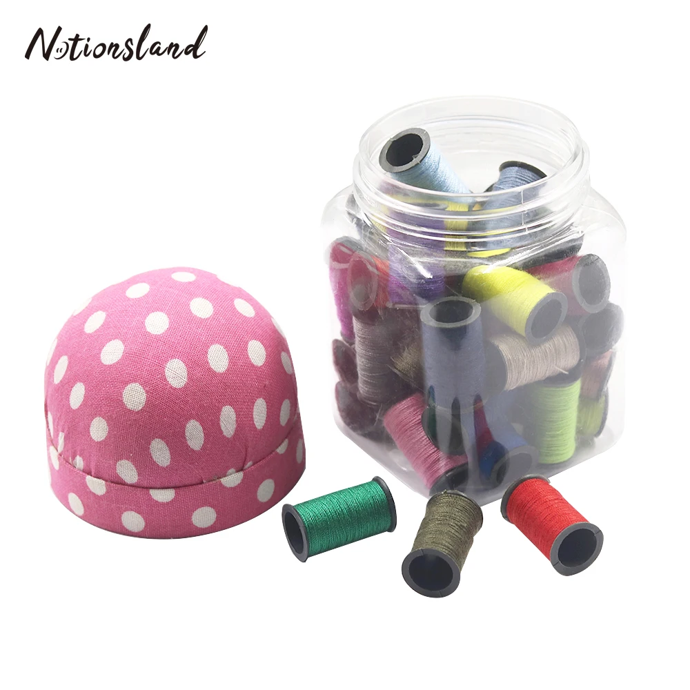 Polyester Sewing Threads 32 Colors 10 Yards Thread Spools kit for Hand Stitching Machine Set | Дом и сад