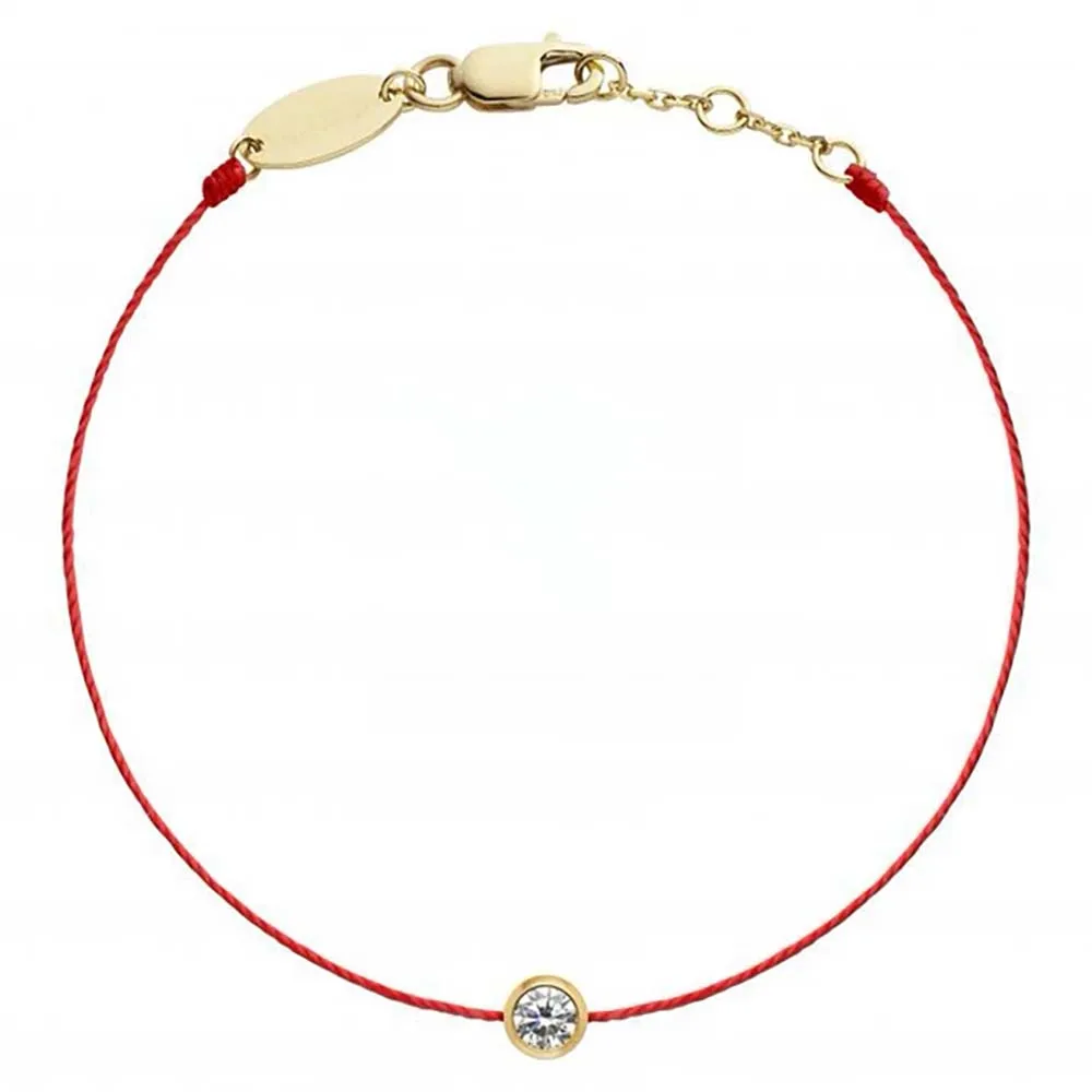 B01-001D Fashion Red String Rope redline Bracelets For Women Handmade Crystal Jewelry Lovers Couples for christmas gift