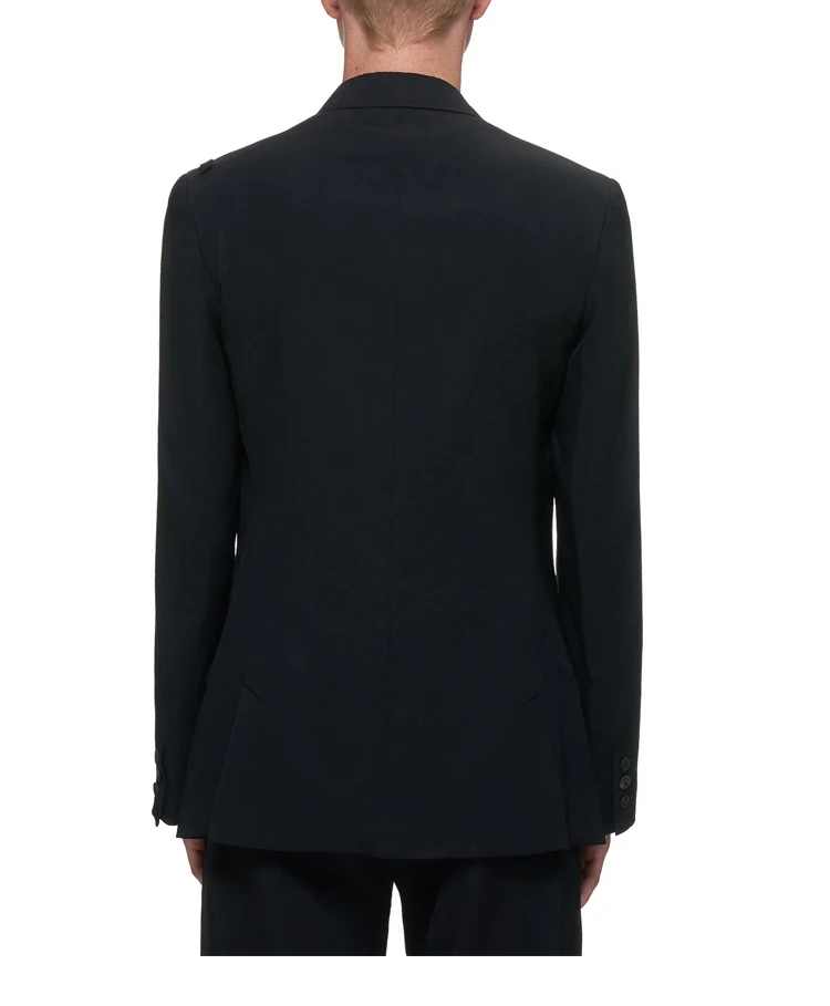 Осенняя новинка мужское черное однорядное повседневное пальто в европейском и