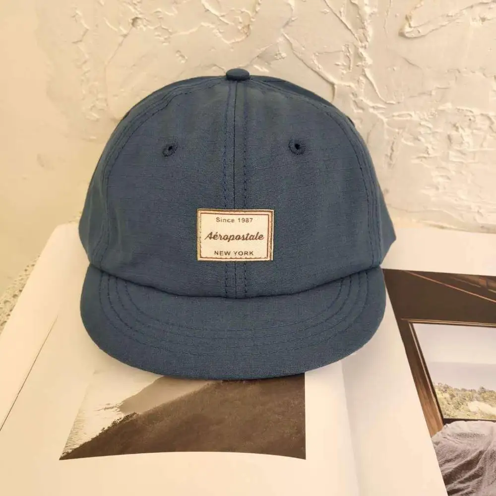 Бейсболка с коротким козырьком в стиле хип хоп Повседневная плоским хлопковая