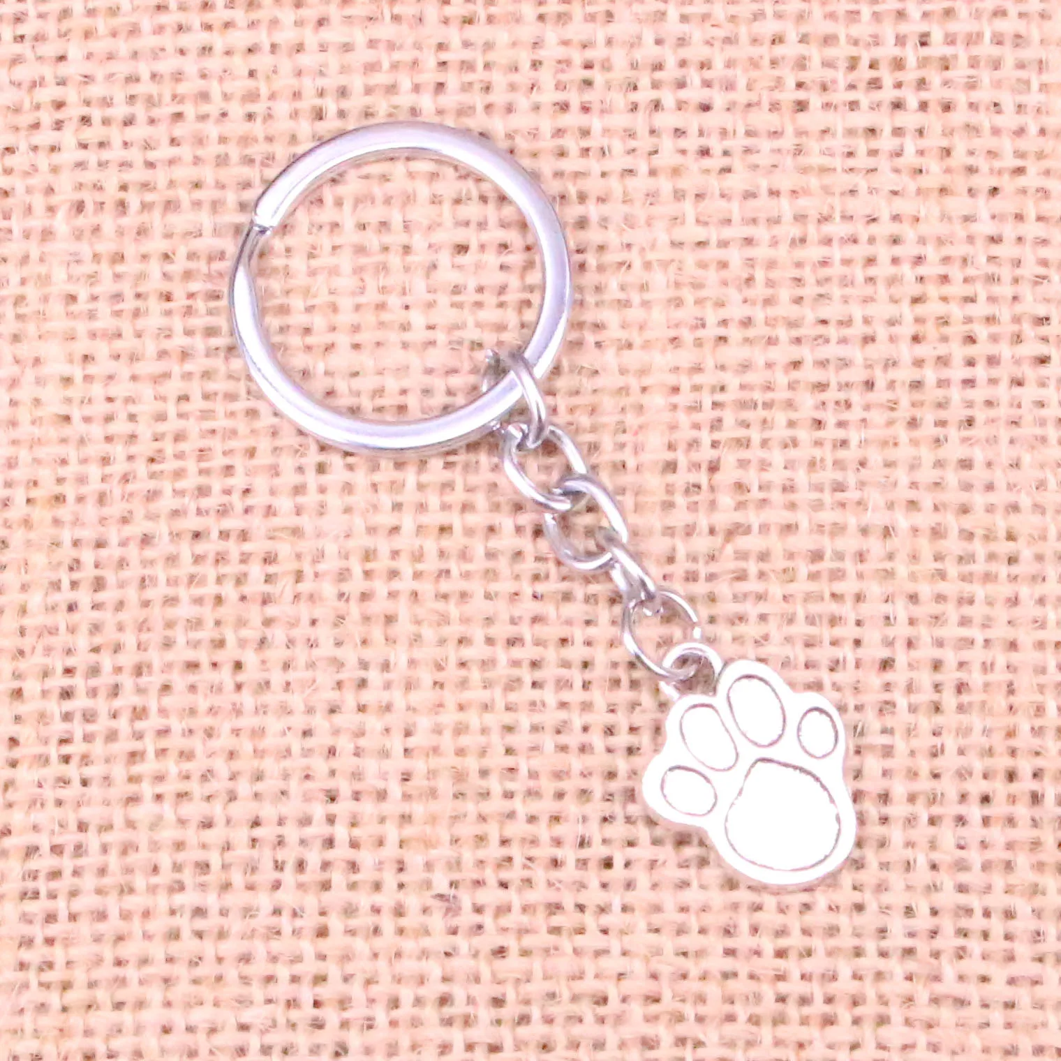 Брелок в виде собачьей лапы 20 шт. 22*17 мм подвески брелок сувенир для автомобильных