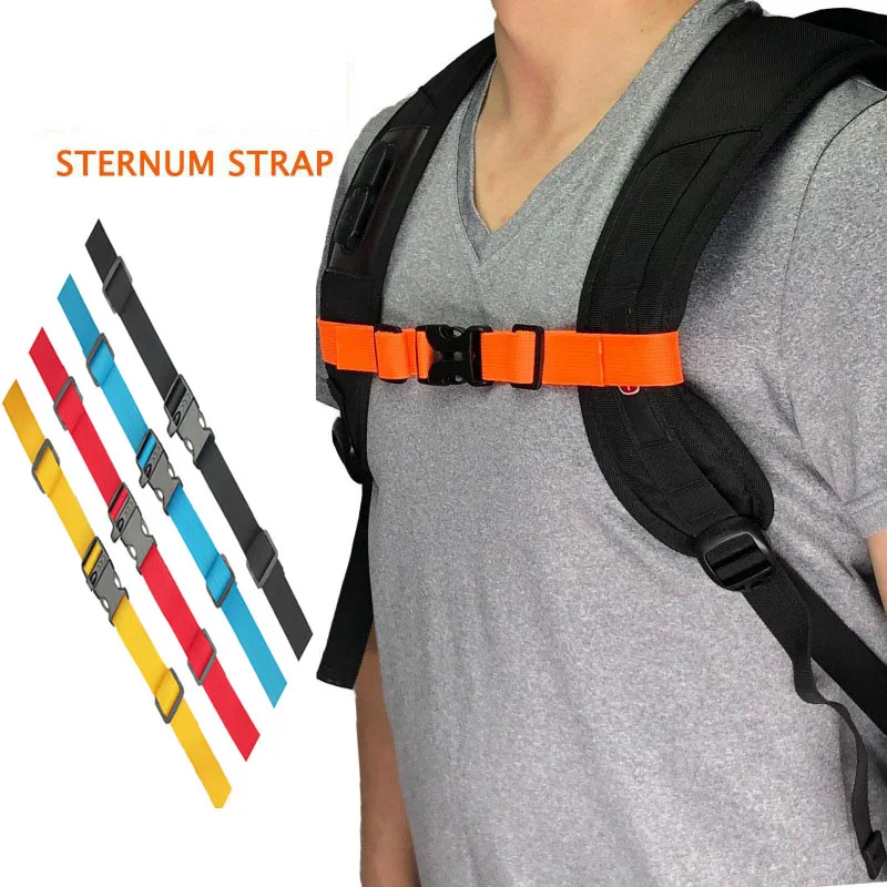 

1Pcs Nylon Outdoor Camping Tactical Backpack Chest Harness Strap Webbing Sternum Adjustable Dual Release Buckle Bags Strap