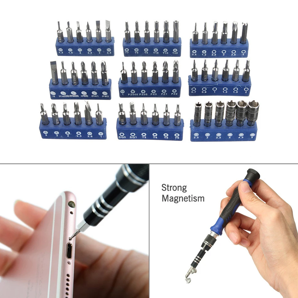 Набор отверток 86 в 1 насадок для отвертки многофункциональное Точное устройство