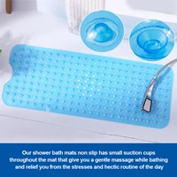 with suction cups safety bathtub mat accessories for children washable elderly extra large pvc non slip shower bathroom