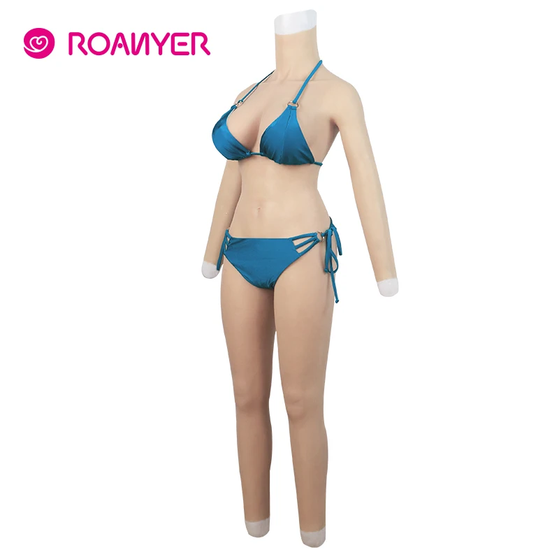 Roanyer поддельные груди E чашки силиконовые формы для с руками костюмы