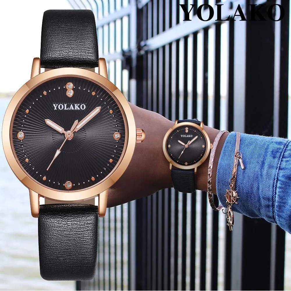 Лидирующий бренд женские часы модные роскошные простые кварцевые с бриллиантами