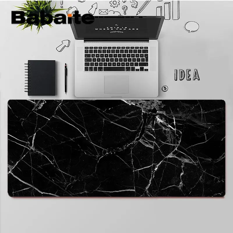 Коврик для мыши Babaite игровой из натурального каучука большой Настольный коврик с