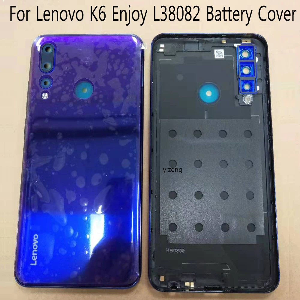 Оригинал для lenovo K6 Enjoy/L38082 Задняя крышка батареи без кнопки громкости питания