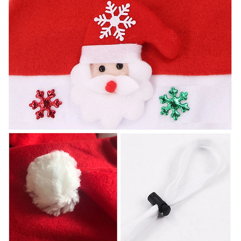 Головные уборы для кошек и щенков Рождественская шапка питомцев собак Нарядная