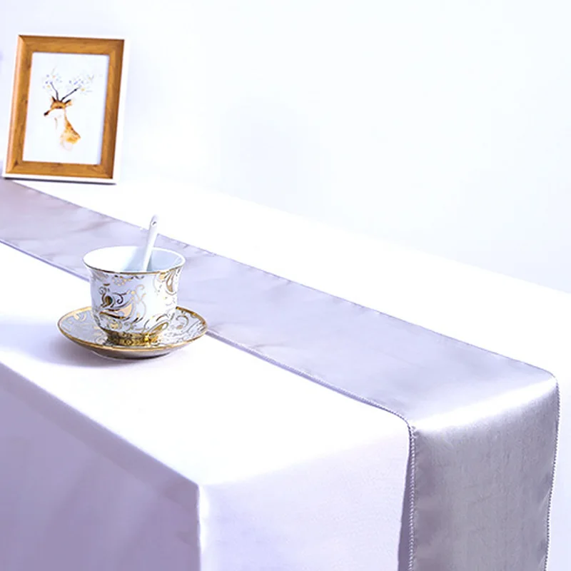Атласные настольные дорожки 30x275 см украшение стола для дома вечерние свадебные