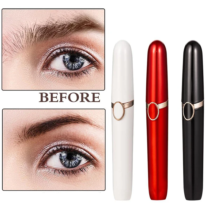 Электрический мини триммер для бровей эпилятор губ удаление волос