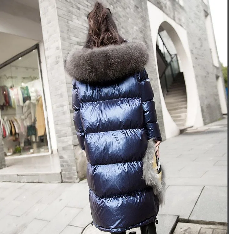 Зимняя женская куртка-пуховик на белом утином пуху женские пальто верхняя одежда