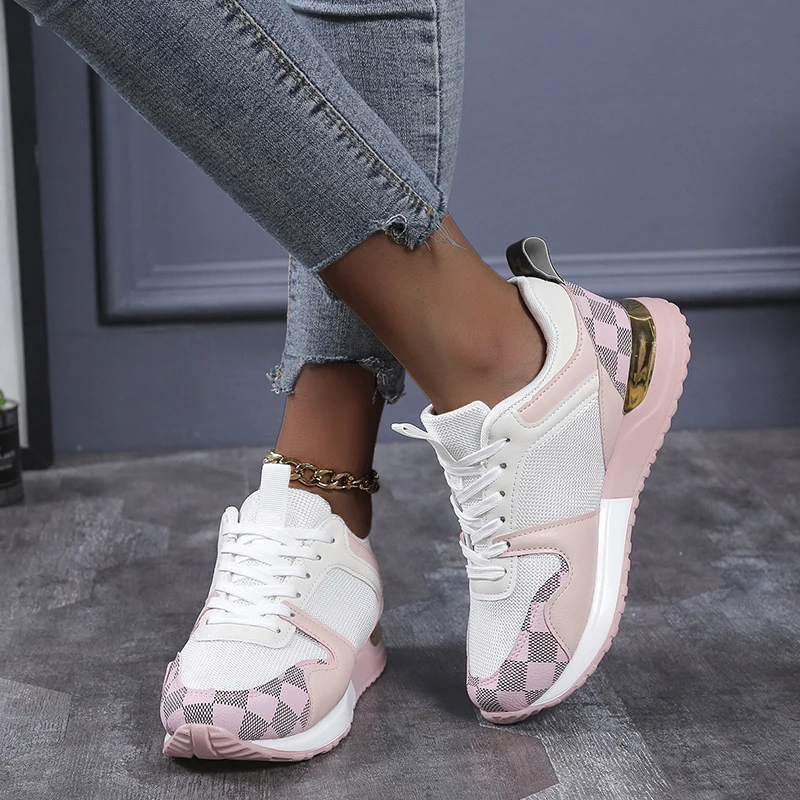 

Spring and Autumn Leisure Sports Womens Shoes Wear-resistant Non-slip Running Shoes Comfortable Ladies Loafers Sneakers Women