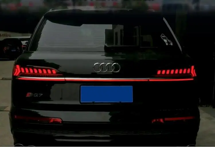 Светодиодный ная фара с хвостом багажника для Audi Q7 2020 2021 2022 задняя Проходная