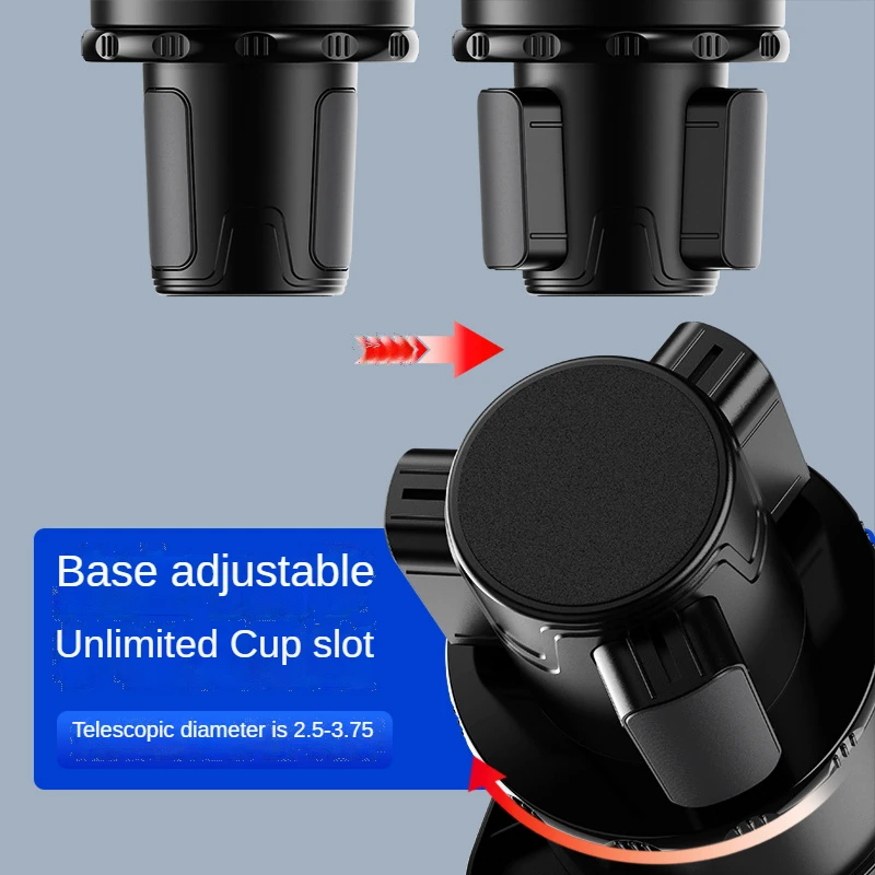 multifunctional car cup holder with attachable tray 360° swivel adjustable car food eating tray table for cup holders expander free global shippi