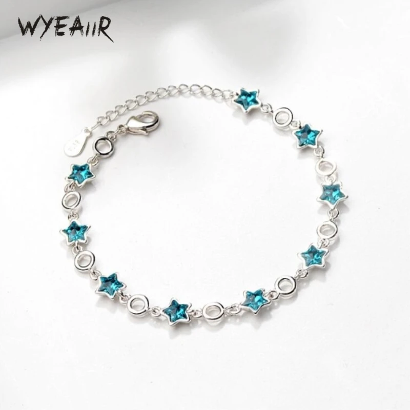 WYEAIIR синяя звезда кристалл простой милый литературный креативный оригинальный