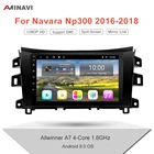 Автомагнитола для Nissan Navara Np300 2016-2018, 9 дюймов, HD GPS, 2 Din, Android 10, мультимедийный видеоплеер, универсальная Автомагнитола