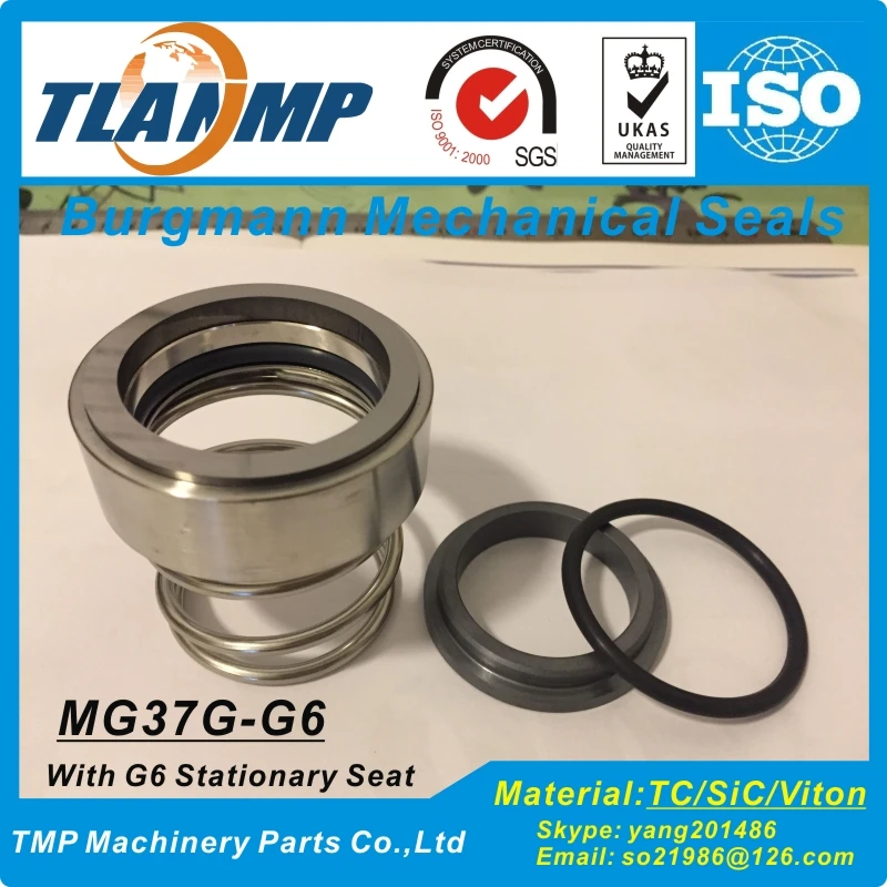 M37G/22 Замена TLANMP механические уплотнения Burgmann (материал: TC SiC Vit) G9 с G6 сидением из