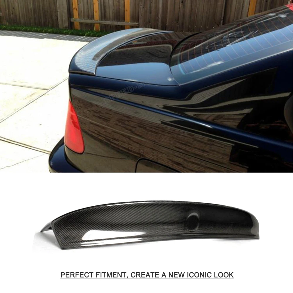 Спойлер для багажника из углеродного волокна BMW E46 Coupe Sedan M3 2Door 4 Door 1998 2006|spoiler wing|lip