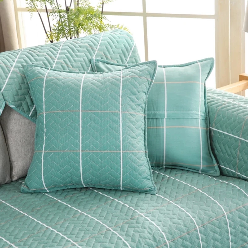 Современный чехол для дивана нескользящий всесезонный универсальный углового