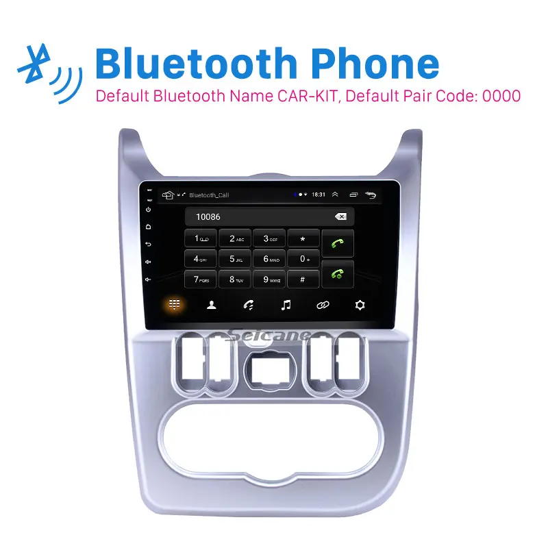 Seicane автомобильный Android 8 1 HD 9 &quotBluetooth навигация для Renault Duster/Logan 2009 2013 USB AUX GPS авто