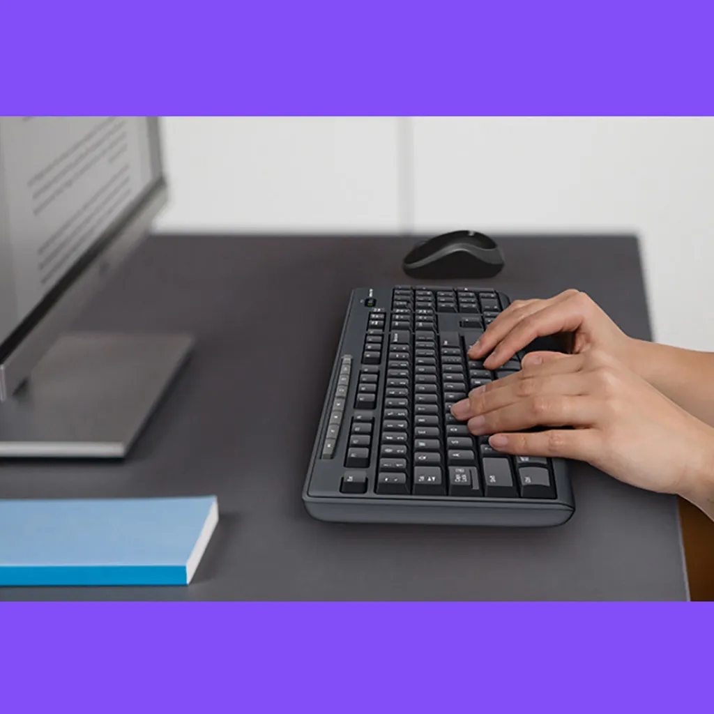Мышь Logitech MK270 набор клавиатур беспроводная оптическая мышь 2 4G с восемью быстрыми
