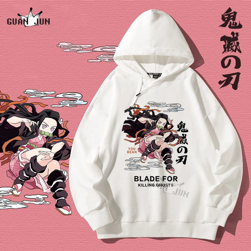 

Demon Slayer Kimetsu No Yaiba Mens Sweatshirt Japan Sweatshirts Anime Casual Fashion Streetwear Oversized Loose Male Hoodies