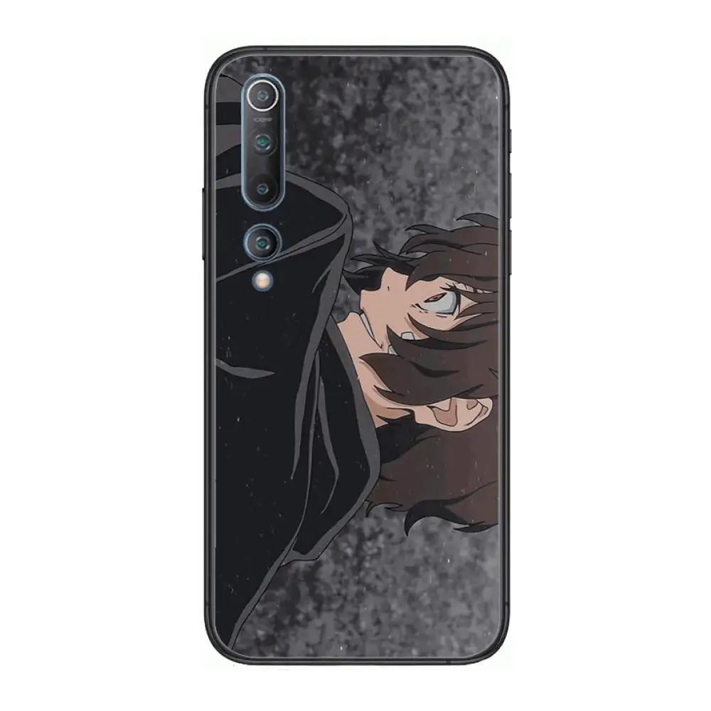 

Bungo Stray Dogs Anime Phone Case For xiaomi mi11 5g 10 liti Ultra 9Pro SE 3 8 Note Anime Black Cover Silicone Back Pretty tpu