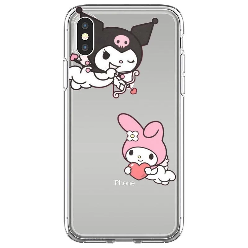 Melody koomi милый мягкий силиконовый чехол из ТПУ для iPhone 5 SE 6s 7 8 Plus X XR XS Max 11 11Pro Fundas Coque |