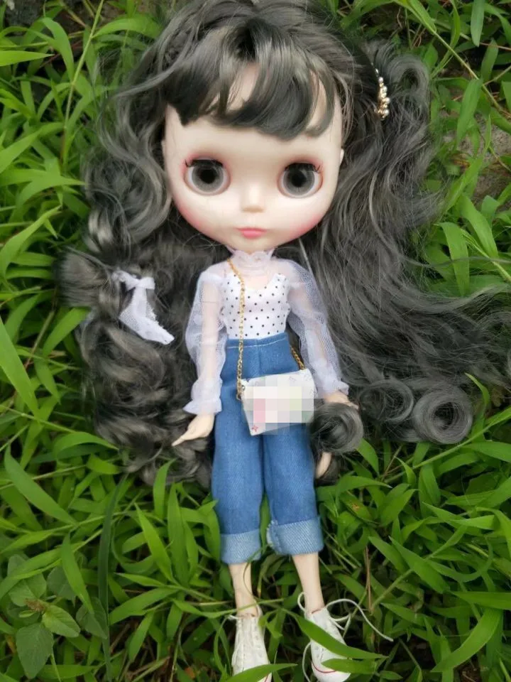 Одежда для кукол Blythes милый комплект из 3 предметов: пояс с джокером + сетчатая