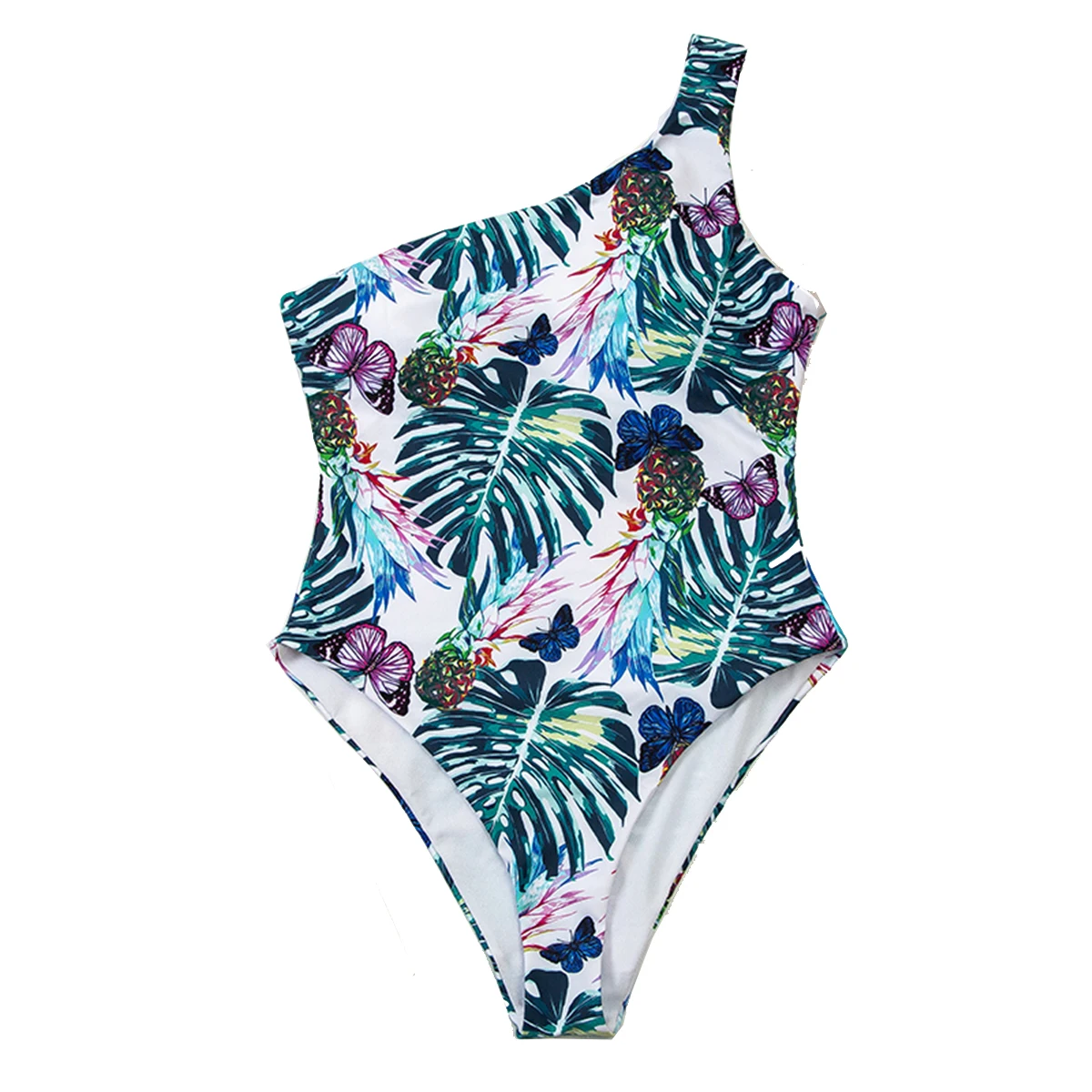 

One Shoulder Form Fitting Bodysuit Stretchy Sexy Solid Basics Bodysuits Women 2021 Summer Skinny Bodysuits