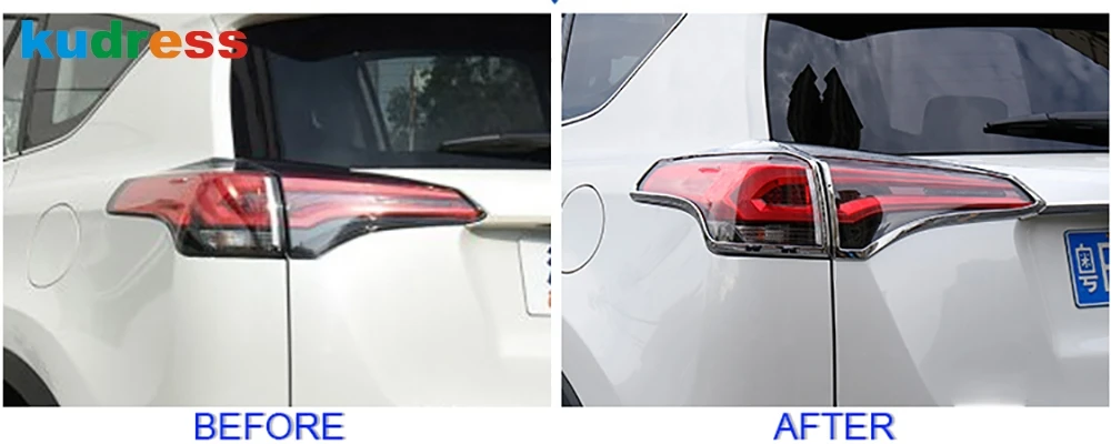 Для Toyota RAV4 RAV 4 2016 2017 ABS хромированный автомобильный Стайлинг задний фонарь