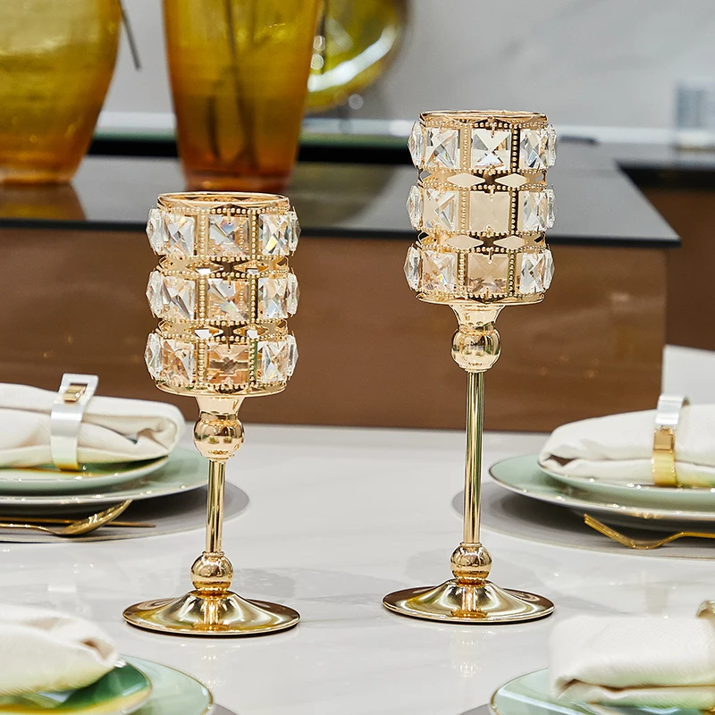 

Nordic Candlestick Stick Holders Holder Gold Christmas Decorations Wedding Decorations European Decor Candle Holders BG50CH