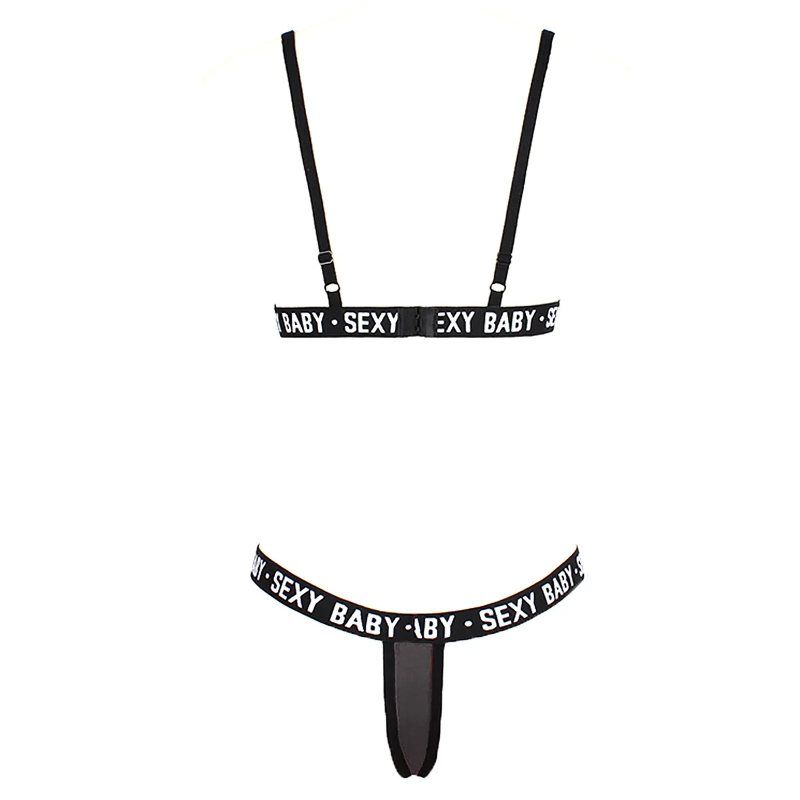 

Woman Bra Set Fashion Women Letter Solid Patchwork Sexy Lingerie Underwear G-String + Panties Ladies Lingerie Set For Wedding