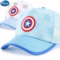 disney marvel children hat for boys breathable cotton cap adjustable snapback children baseball cap hip hop hat sun mesh hat